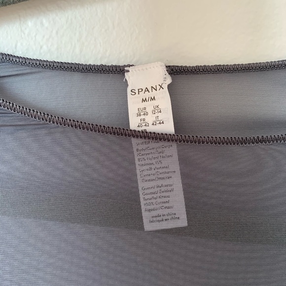 Spanx sheer mesh thong body suit - Picture 5 of 7